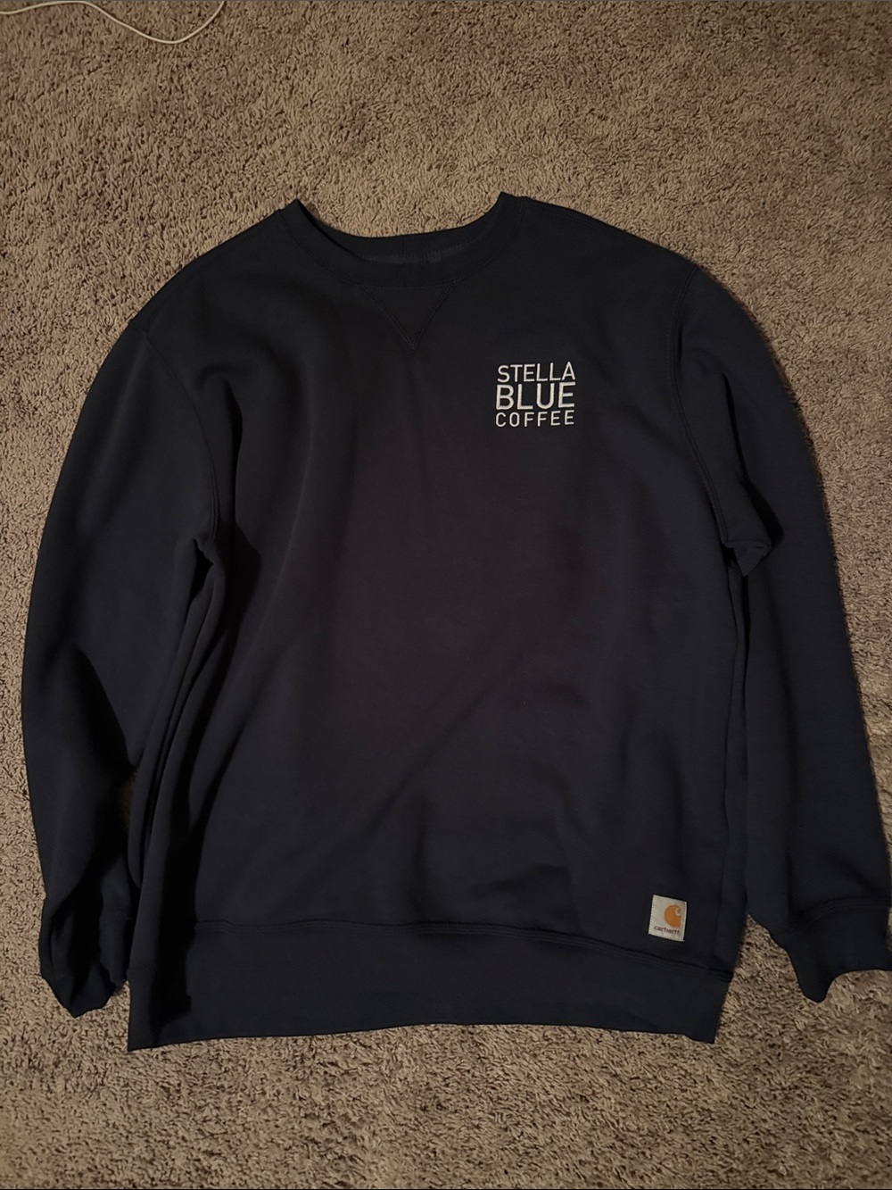 Carhartt Stella Blue Coffee Crewneck Sweatshirt
